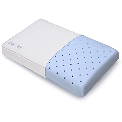 Classic Brands Cool Sleep Ventilated Gel Memory Foam Gusseted Pillow, King