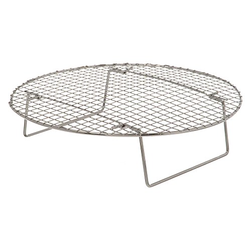 Update International STR1050 Chrome-Plated Steamer Rack, 10-1/2-Inch, Set of 3