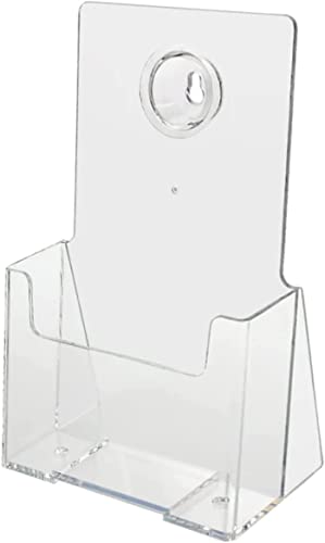 Premium Counter Top Trifold 4-Inch Wide Acrylic Brochure Holder