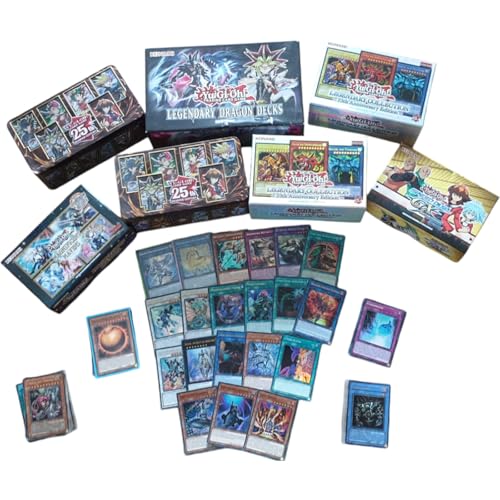 Konami - Yu-Gi-Oh! - Sparangebot - 100 deutsche gemischte Karten + 1 Booster unserer Wahl