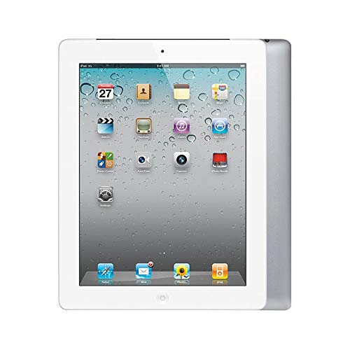 Apple iPad 2 MC981LL/A Tablet (64GB, WiFi, White) 2nd Generation (Renewed)