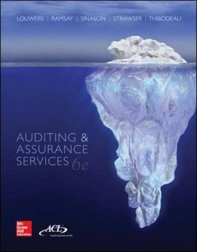 By Timothy J. Louwers Auditing & Assurance Services (6th Revised edition) [Hardcover]