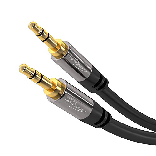 KabelDirekt 3.5mm Aux to Aux Cable - Audio Cable Male to Male Auxiliary Cable - Headphone, Car Stereo, Phone & Speaker Audio Jack (20 feet) PRO Series