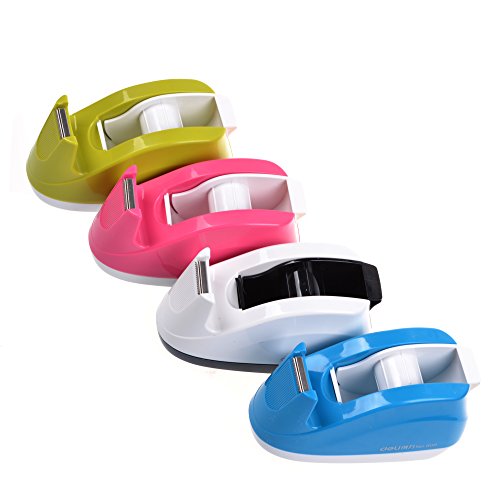 COSMOS® Heavy Duty Tape Dispenser,Weighted Base, Nonskid Pad for One-Hand Dispensing Color Random (808)