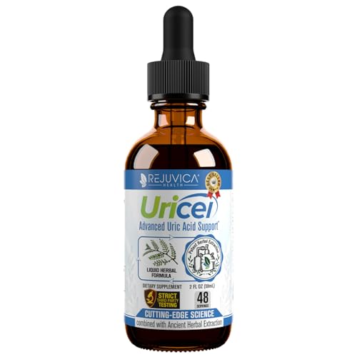 Uricel - Advanced Uric Acid Support & Cleanse Supplement - Joint & Kidney Support - Liquid Delivery for Better Absorption - Tart Cherry, Chanca Piedra, Celery Seed & Turmeric - 2 fl oz