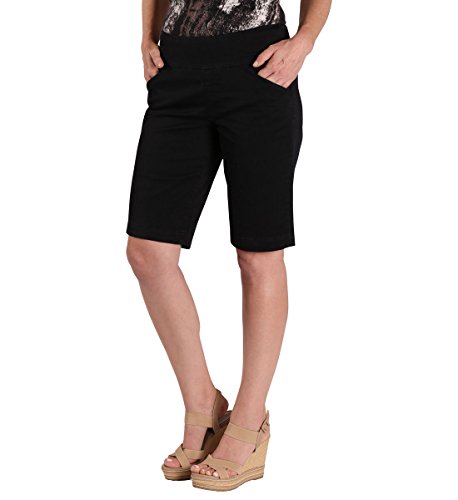 Jag Jeans Women's Petite Ainsley Pull On Twill Bermuda