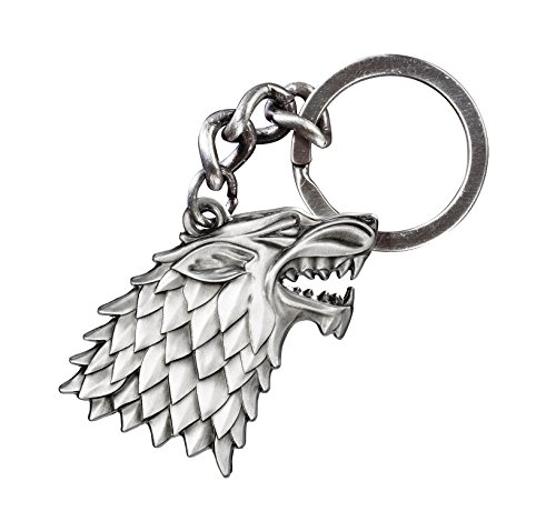 Diverse Porte-clés Game of Thrones - Emblème Loup Stark Métal