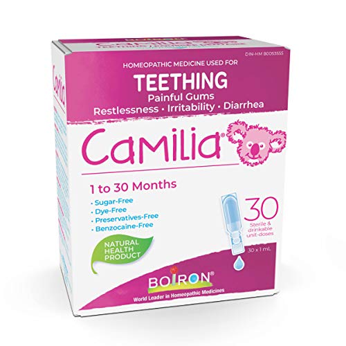 Boiron Camilia Baby Teething Relief Medicine, 30 Count (Pack of 1)