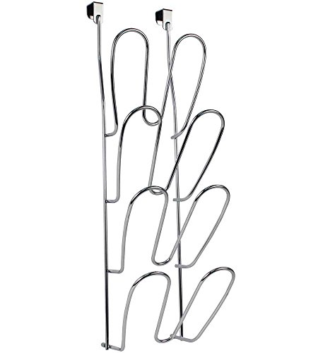 Spectrum Metal Bloom Over the Cabinet Lid Organizer (Chrome) - Storage for Kitchen, Cabinet, Pantry, & Under Sink Organization