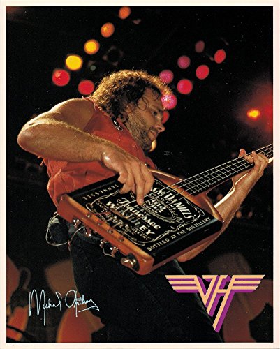 Van Halen Michael Anthony Guitar Portrait Vintage 80s 8" x 10" Photograph