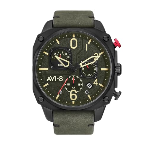 AVI-8 Analog Green Dial Men's Watch-AV-4052-08