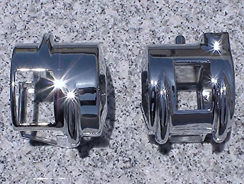 i5 Chrome Switch Housing Covers Compatible with Honda Shadow 600 VT 750 1300 VTX.