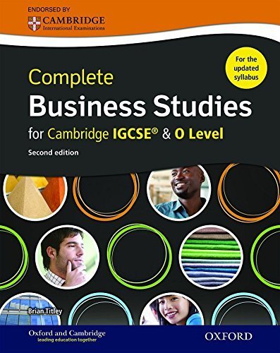 Complete Business Studies for Cambridge IGCSE and O Level Paperback May 20, 2015