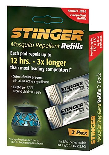 Stinger Mosquito Repellent Refills (2) Per box (IB20)