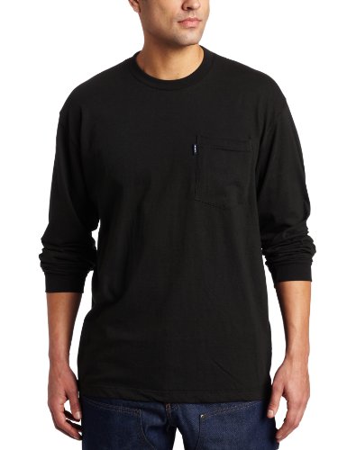 Key Apparel Men's Big-Tall Heavyweight Long Sleeve Pocket T-Shirt