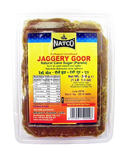 Natco - Jaggery Goor (kolhapuri unrefined) - Panela - 500g x 2