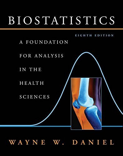 Biostatistics: A Foundation for Analysis in the Health Sciences (Wiley Series in Probability and Statistics) 8th edition by Daniel, Wayne W. (2004) Hardcover
