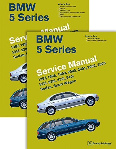 BMW 5 Series (E39) Service Manual: 1997, 1998, 1999, 2000, 2001, 2002, 2003 - 2 Volume Set by Bentley Publishers (2011) Hardcover