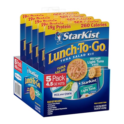 StarKist Lunch To-Go Chunk Light Mix Your Own Tuna Salad - (Pack of 5)