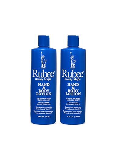 Rubee Hand & Body Lotion 16 Ounce (473ml) (2 Pack)