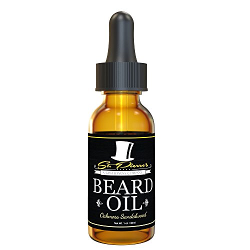 Best Sandalwood Beard Oil - Conditioner & Softener for Men - Stronger Scent Oils, Includes Argan,