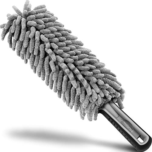 Car Interior Duster - Dashboard Cleaner - Small Microfiber Duster for Detailing - Cleaning Supplies - SUV & Car Accessories - Organization