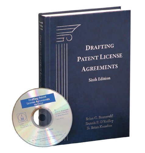 Drafting Patent License Agreements by Brunsvold, Brian G., O'Reilley, Dennis P., Kacedon, D. Brian(December 1, 2008) Hardcover
