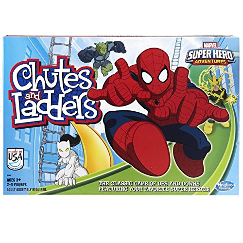 Marvel Spider Man Web Warriors Chutes & Ladders Game