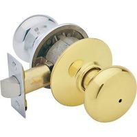 Schlage Lock Plymouth Privacy Brt Brss/Chrm F40 PLY 605 X 625