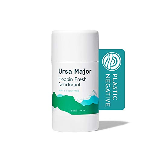 Ursa Major Natural Deodorant - Hoppin' Fresh | Aluminum-Free, Non-staining, Cruelty-Free | Formulated for Men and Women | 2.6 Ounces