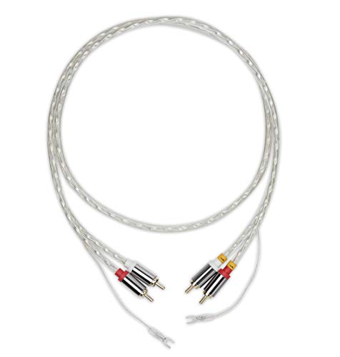 Pro-Ject Connect it Cable - Câble RCA - Reproduction sonore claire, Technologie double paire torsadée, Matériaux de haute qualité - Noir