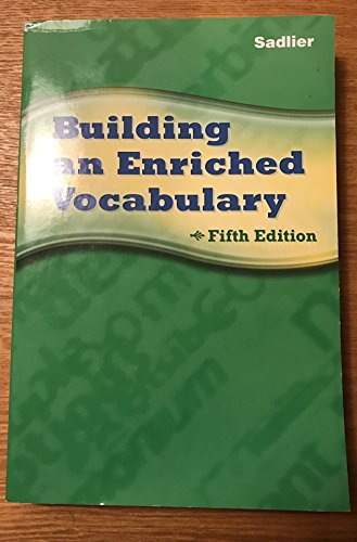 Building An Enriched Vocabulary, 5th Edition by Sadlier (2009-01-01)
