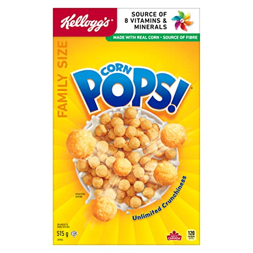 Kellogg's Corn Pops Cereal Family Size 515 Gram