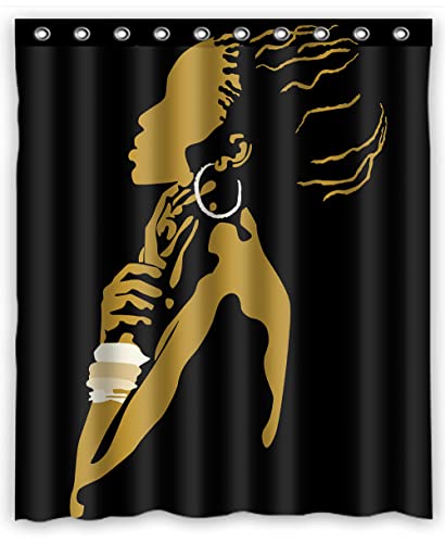Popular And Cheap African Woman Waterproof Bathroom Shower Curtain,Bathroom Decor 60 By 72 by Shower Curtain