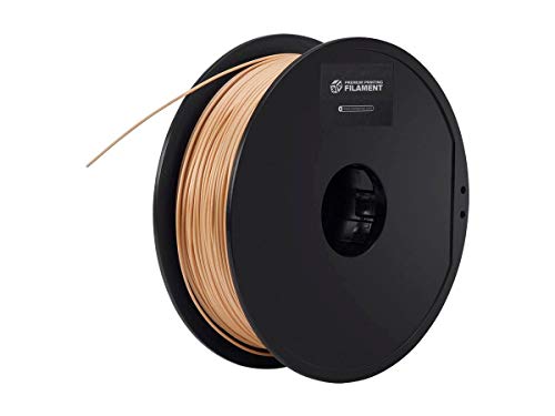 Monoprice PLA 3D Printer Filament - Wood - 0.5kg Spool, 1.75mm Thick | | For All PLA Compatible Printers 112507