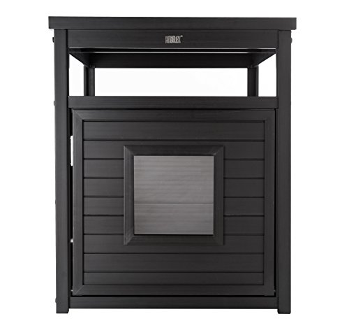 New Age Pet ECOFLEX Jumbo Cat Box Cover and End Table with Litter Box Enclosure and a 10 Year Warranty Hides Unsightly Litter Box made with Moisture & Odor Resistant Composite Material