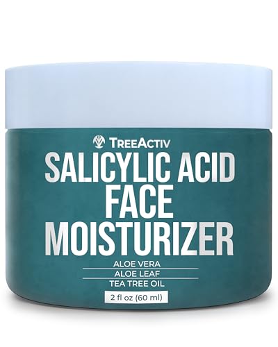 TreeActiv Acne Eliminating Face Cream | Best Natural Extra Strength Fast Acting Treatment for Clearing Facial Acne | Gentle Enough for Sensitive Skin, Adults, Teens, Men, Women | Tea Tree | 2 fl oz