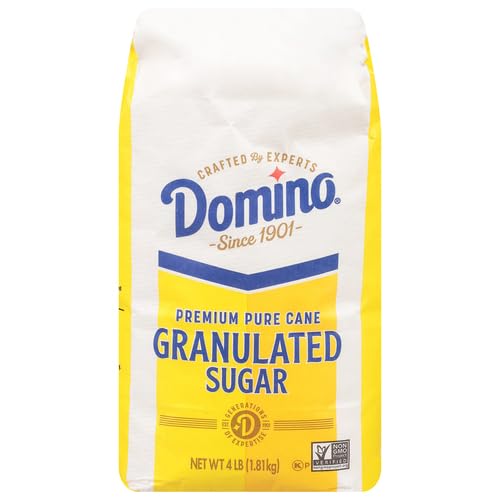 Domino, Granulated White Sugar, 4 lb,packaging may vary
