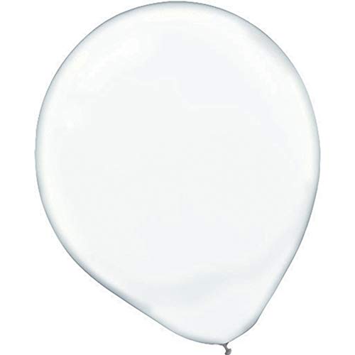 Amscan Latex Balloons, 5", Clear Transparent