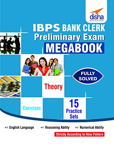 IBPS Bank Clerk Preliminary Exam MegaBook - (Guide + 15 Practice Sets) (English)
