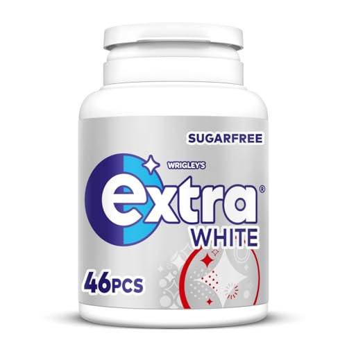 Extra White Chewing Gum, Sugar Free, 46 pieces