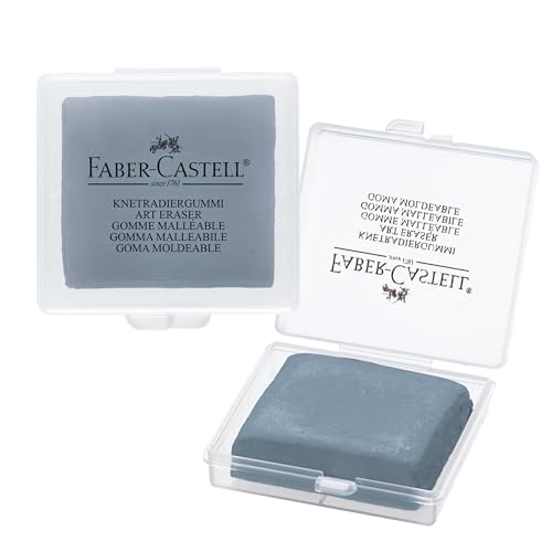 Faber-Castell Kneaded Eraser with Case, Grey