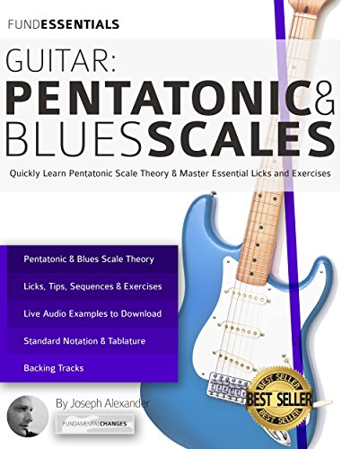 Guitar: Pentatonic and Blues Scales: Quickly Learn Pentatonic Scale Theory & Master Essential Licks and Exercises (Beginner Guitar Books)