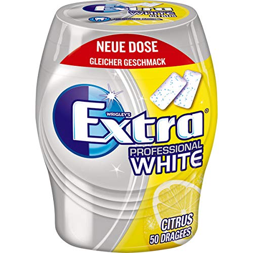 Wrigley's Kaugummi Extra Professional White Citrus mit 50 Dragees, 12er Set (12 x 50 Dragees)