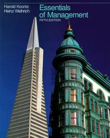 Essentials of Management by Harold Koontz (1990-01-03)