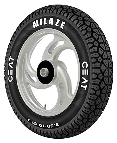 Ceat Milaze X5 90/100-10 53J Tubeless Scooter Tyre,Front or Rear