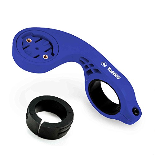 TUFF LUV [Compatible with All Garmin Edge & Explore Lollipop Out-Front Handlebar Mount Bike GPS - Blue