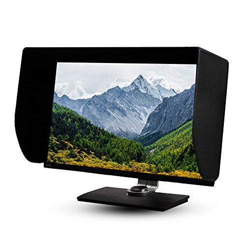 iLooker 31-inch & 32-inch Pro Edition LCD LED Video Monitor Hood Sunshade Sunhood for Dell HP Viewsonic Philips Samsung LG EIZO NEC ASUS ACER BENQ AOC Lenovo, Fits Monitor Frame Width 725-745mm
