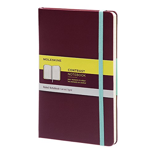 Moleskine Contrast Limited Collection Large Ruled Hard Plum Purple
