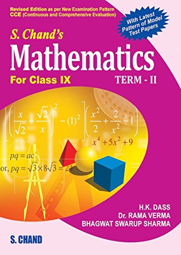 S.Chand’S Mathematics For Class IX Term II (English Edition)
